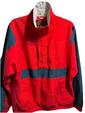 Vintage 90s Eddie Bauer Gore-Tex color-block anorak jacket men s M Red Black
