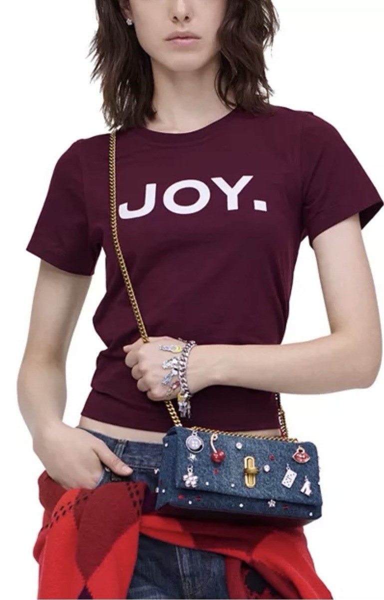 Marc Jacobs Women's The Trinket Charm Denim Dual Chain Mini Bag | eBay