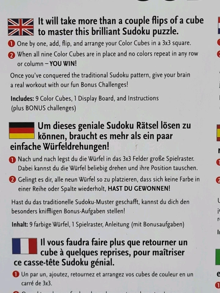 Color Cube Sudoku – Denkspiel / Brettspiel, ThinkFun - Bild 4 von 4