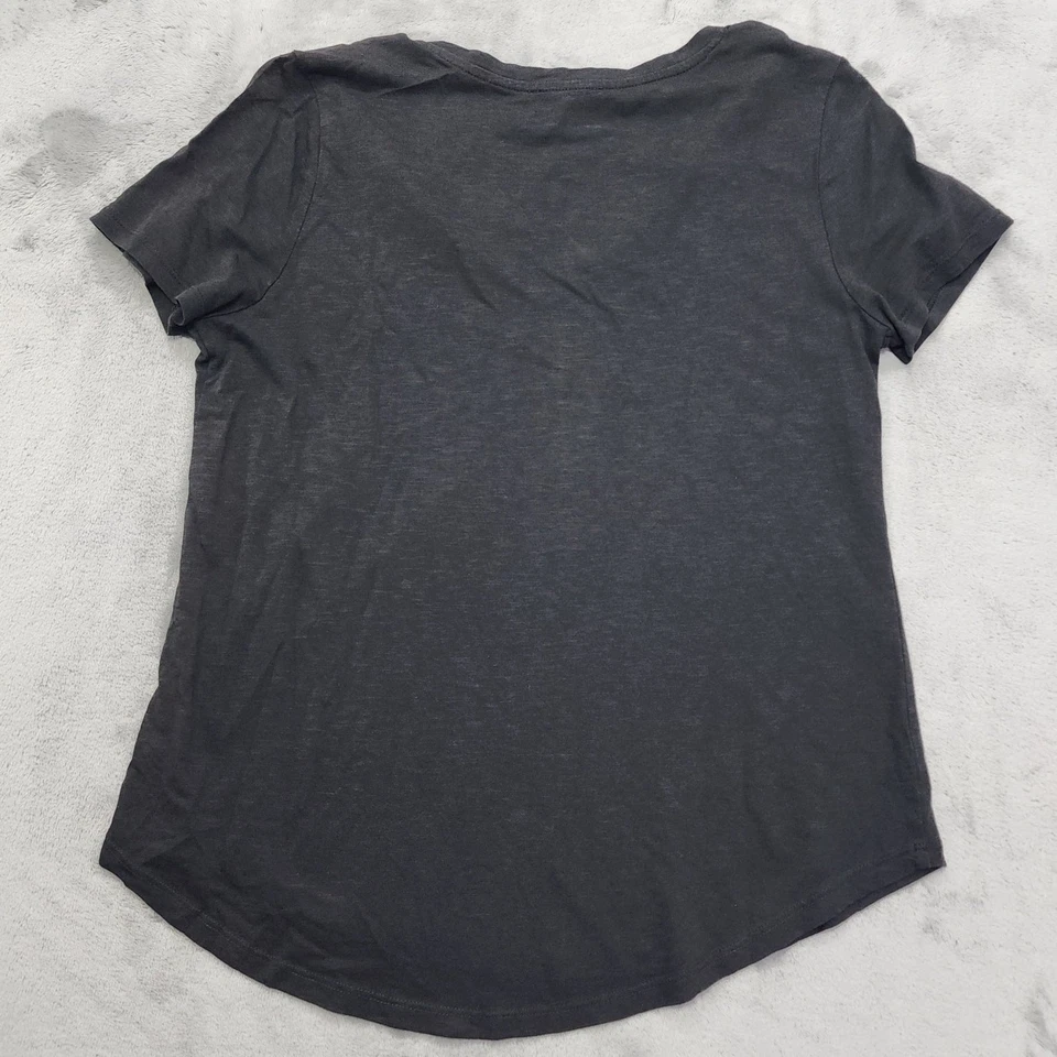 Top Maurices Mujer M Negro Manga Corta Informal Viaje por Carretera Verano Boho Hippie Foto 4 de 4