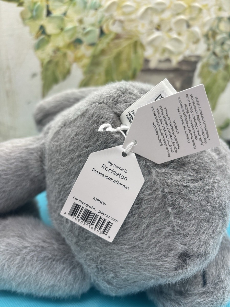 JELLYCAT Rockleton 🪨 Soft Plush Toy BNWT Authentic with Dust Bag