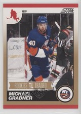2010-11 Score Rookies & Traded Gold Michael Grabner #593 1md