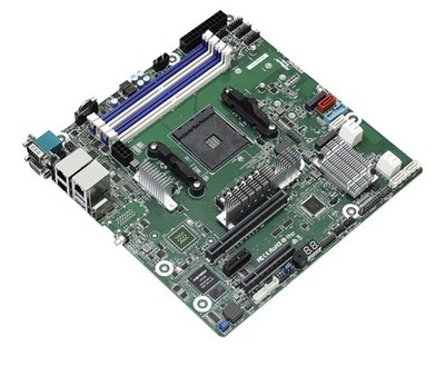 ASRock Rack X570D4U Socket AM4 AMD X570 DDR4 Micro-ATX Server Motherboard