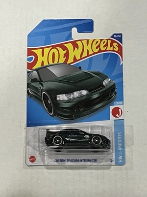 Hot Wheels HW J-Imports 2/10 Custom '01 Acura Integra GSR Green 98/250 Toy Car