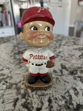 Philadelphia Phillies 1960s  Rare bobblehead gold base original Japan