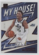 2019-20 Panini Clearly Donruss My House Red 34/49 Donovan Mitchell #8 17ac