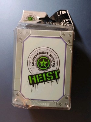 Ultra Pro Deck Box Achievement Hunter HEIST Gray. New. ( Rooster Teeth )