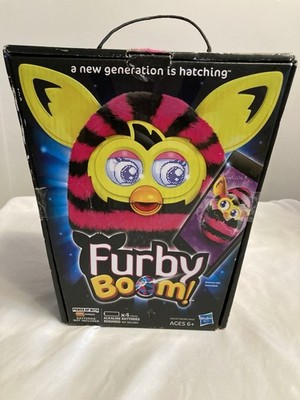Furby Boom! Pink and Black Stripes 2013 Hasbro Rare Brand-New SEALED