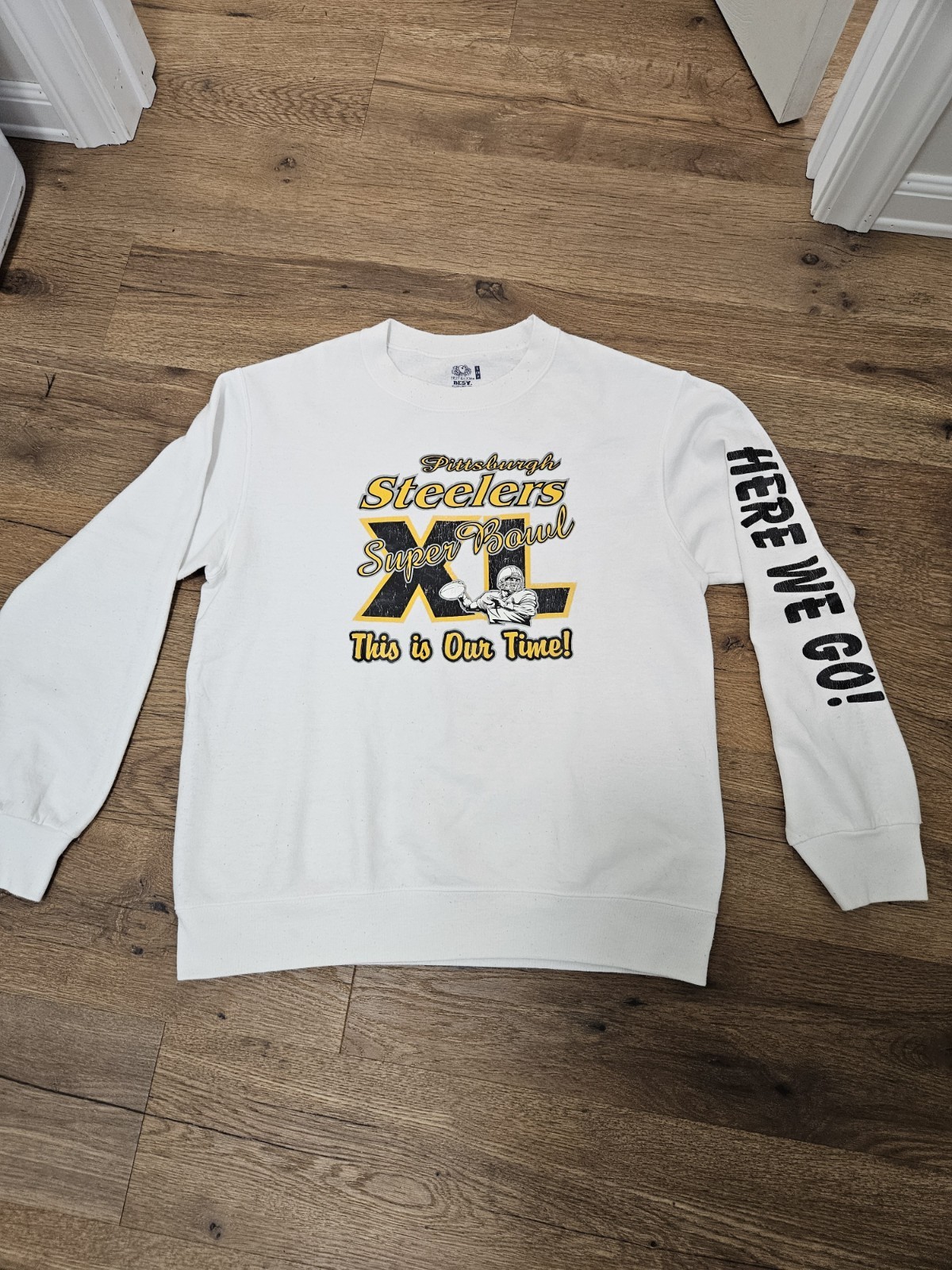 2006 Steelers Super Bowl 40 FoTL Sweatshirt Size Small