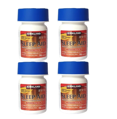 Kirkland Signature Sleep Aid 384 Tablets Doxylamine Succinate 25 Mg