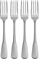 Oneida Flatware Colonial Boston Dinner Forks, Set of 4,Silver