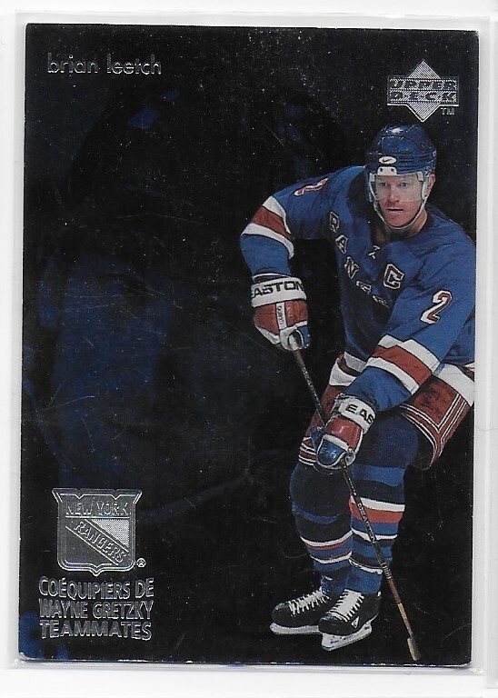 1998-99 Upper Deck McDonald's - Wayne Gretzky Teammates - Brian Leetch #T4