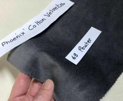 Grey Velvet Window Curtains & Drapes