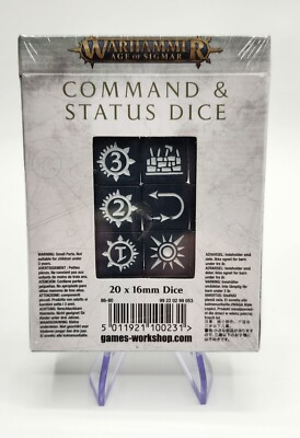 その他 WARHAMMER AGE OF SIGMAR COMMAND&STATUS Warhammer Age of Sigmar - Command and Status Dice | eBay