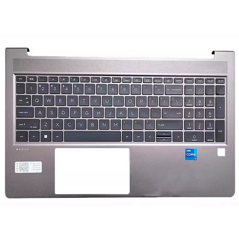 For HP Zbook 15 Power G7 G8 Keyboard Palmrest with Fingerprint