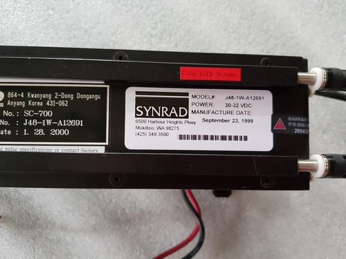 SYNRAD J48-1W-A12691 TESTED 14.2 WATTS LASER WORKING FREE SHIP - Picture 8 of 8