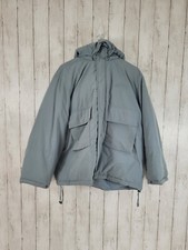 Bdg Urban Outfitters M/l Blue Oversized Jacket, Puffer, Full Zip, Hooded, Lined