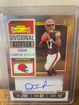 2023 Contenders Dorian Thompson-Robinson DIV Ticket Variation Auto /99 Browns