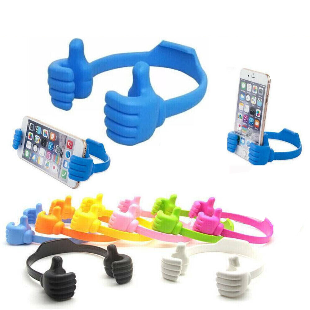 Thumbs Up Mobile Cell Phone Holder Movie Watching Lazy Bed Desktop Mount  Stand