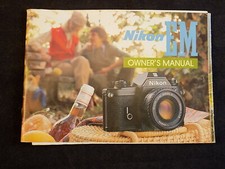 NIKON EM OWNERS MANUAL ORIGINAL 1970's In English