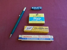 VTG SCRIPTO MECHANICAL PENCIL MIXED LOT LEADS SHEAFFER SKRIP MONGOL