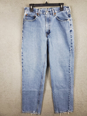 Jean Levi's 550 Made In USA - Coupe Mom Tapered Décontractée - Taille W38 L34 (97x86 Cm) - Occasion Très Bon état