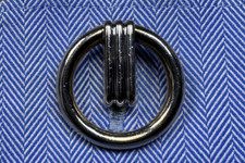 Mid Century Modern Triple Bar and Circle Yellow Gold Plated Cuff Links by Swank