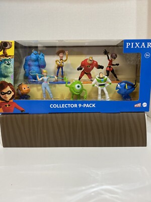 NEW Mattel Disney Pixar Collector's 9-pack figure set - Buzz-Woody