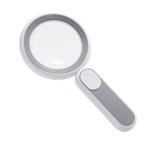 Handheld Magnifying Glass with 21 LED Light 8X for Seniors Macular Degeneration
