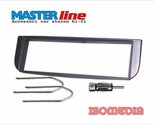 MASCHERINA RADIO UN DIN PER ALFA ROMEO 147 + CHIAVETTE, SPINOTTO. COL. ANTRACITE