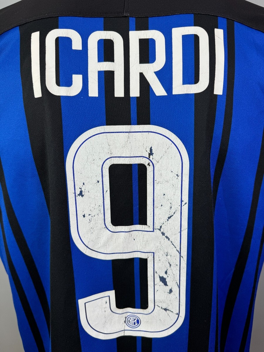 INTER MILAN 2017 2018 ICARDI HOME SHIRT FOOTBALL SOCCER JERSEY