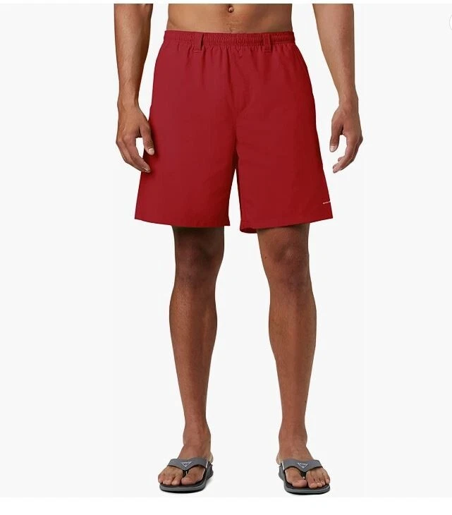 NEW Columbia Men's Backcast III Water Short, Beet,6X / 8L Big, PFG,UPF50