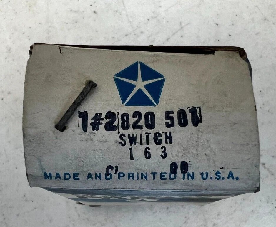 Interruptor intermitente de emergencia satelital Plymouth Belvedere GTX 1967 2820501 nuevo en stock Foto 3 de 4