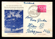 DDR Brief KARL-MARX-STADT - Wien - 24.10.54 - Mi.445 - SoSt Bez.-BM-Ausstellung