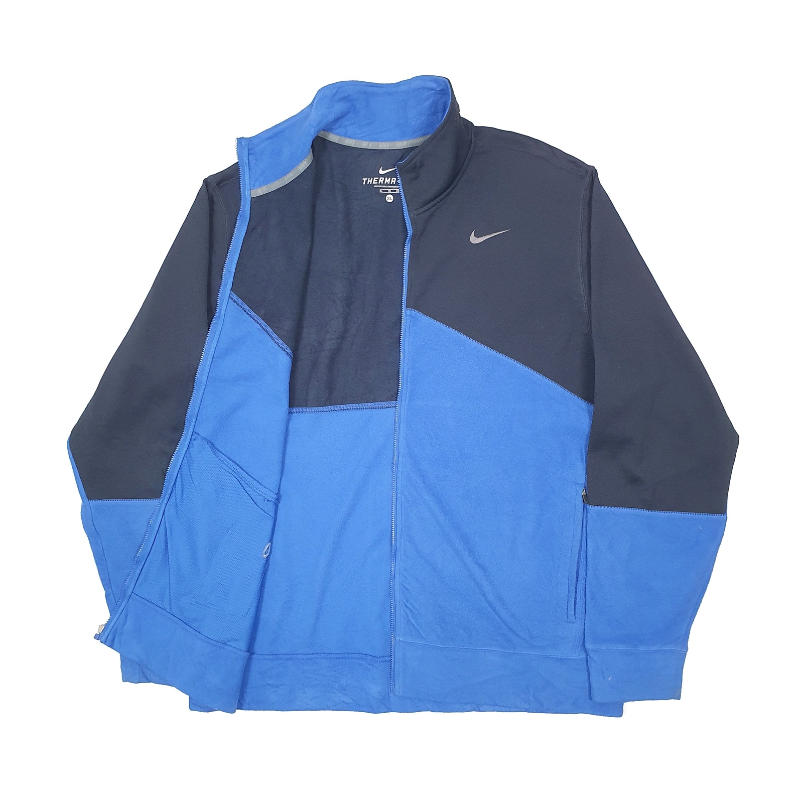 Mens NIKE Thermafit Polyester Full Zip Fleece Jumper XL image 2