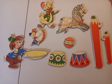 1954 The Dolly Toy Co. Children's Bedroom Wall Hangings