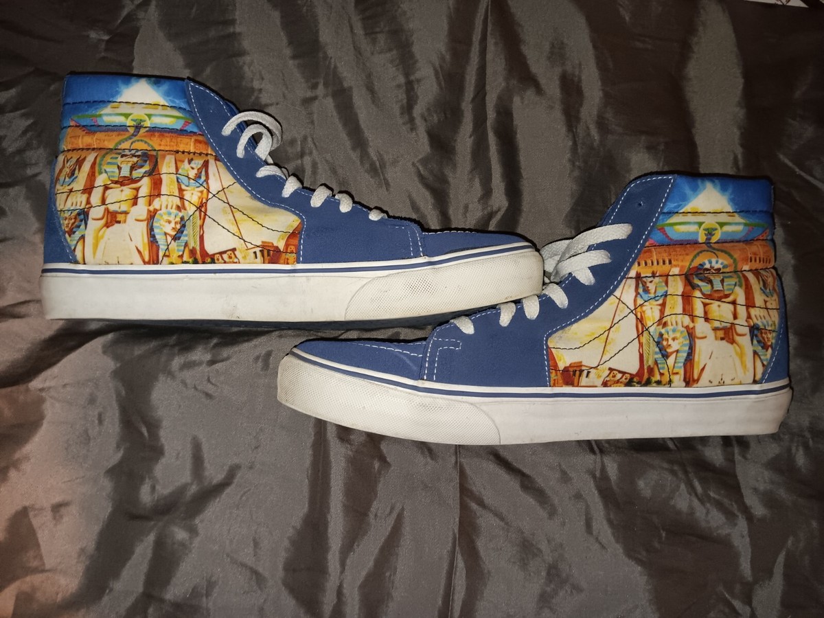 IRON MAIDEN VANS POWERSLAVE SIZE EXCELLENT CONDITION