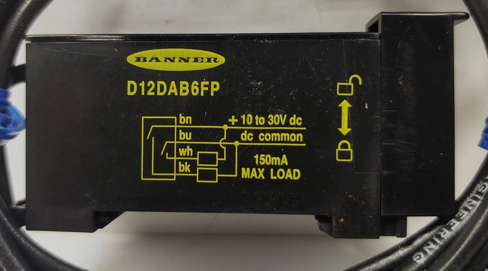 Banner Engineering D12DAB6FP Photoelectric Proximity Sensor - Image 2 of 3