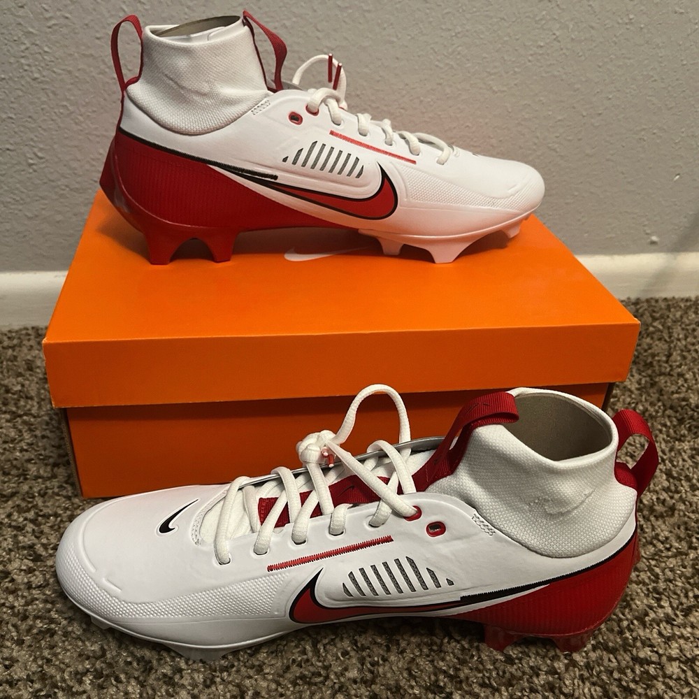 Nike Vapor Edge Pro 360 2 WHITE/UNIVERSITY RED- BLACK SIZE 10.5