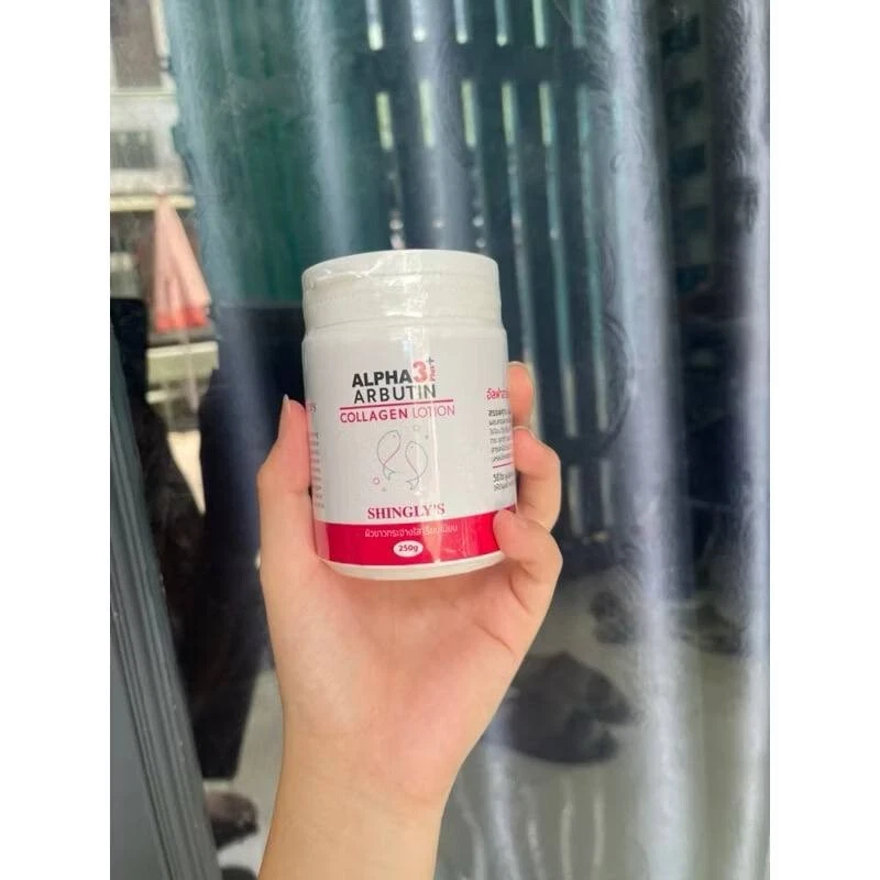 Alpha Arbutin Original 3+ Collagen Whitening Body Lotion 250gm Thailand - Image 3 of 4