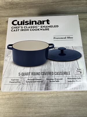 Qt Cuisinart Round Dutch Oven Cuisinart 5-Qt Enameled Cast Iron