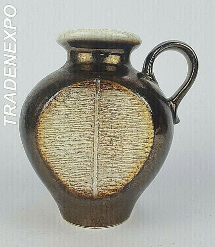 Vintage DUMLER BREIDEN KERAMIK 0102/16 Fett Lava Vase westdeutsche Keramik 60-70er - Bild 1 von 5