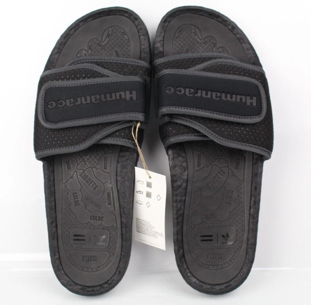 Adidas Sandali Uomo Humanrace Chancletas HU Pharrell Core Nero GX2483