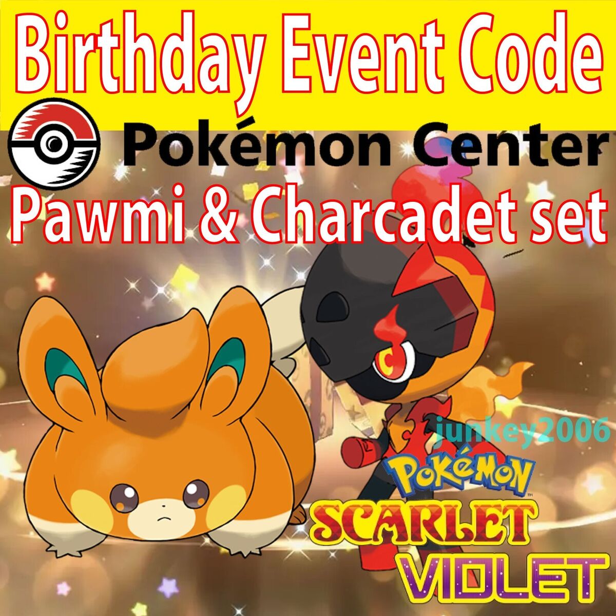 Birthday Charcadet ✨A Event Code at JPN PC- Pokémon Scarlet