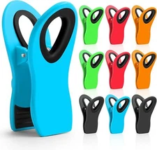 10 Package Chip Clips, Food Storage Bag Clips, Kitchen Clips