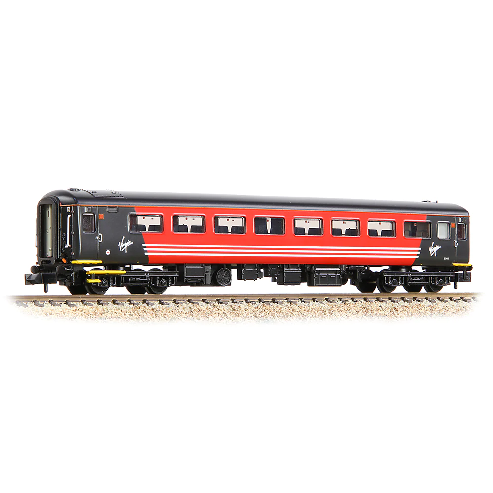 Graham Farish 374-739A N Gauge BR Mk2F TSO Tourist 2nd Open Coach Virgin