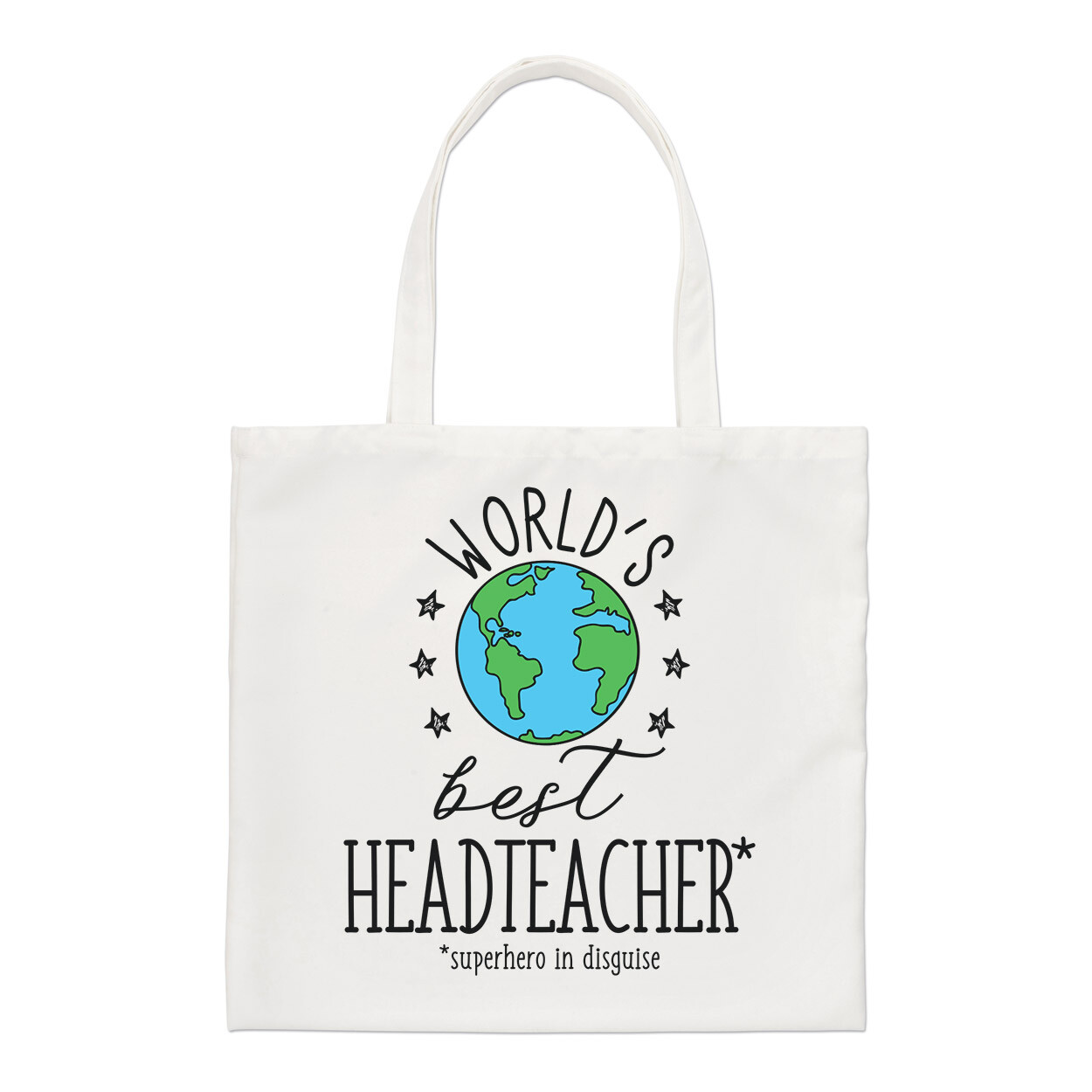 World's Best Headteacher Regular Tote Bag Favourite Teaching Teacher Shopper