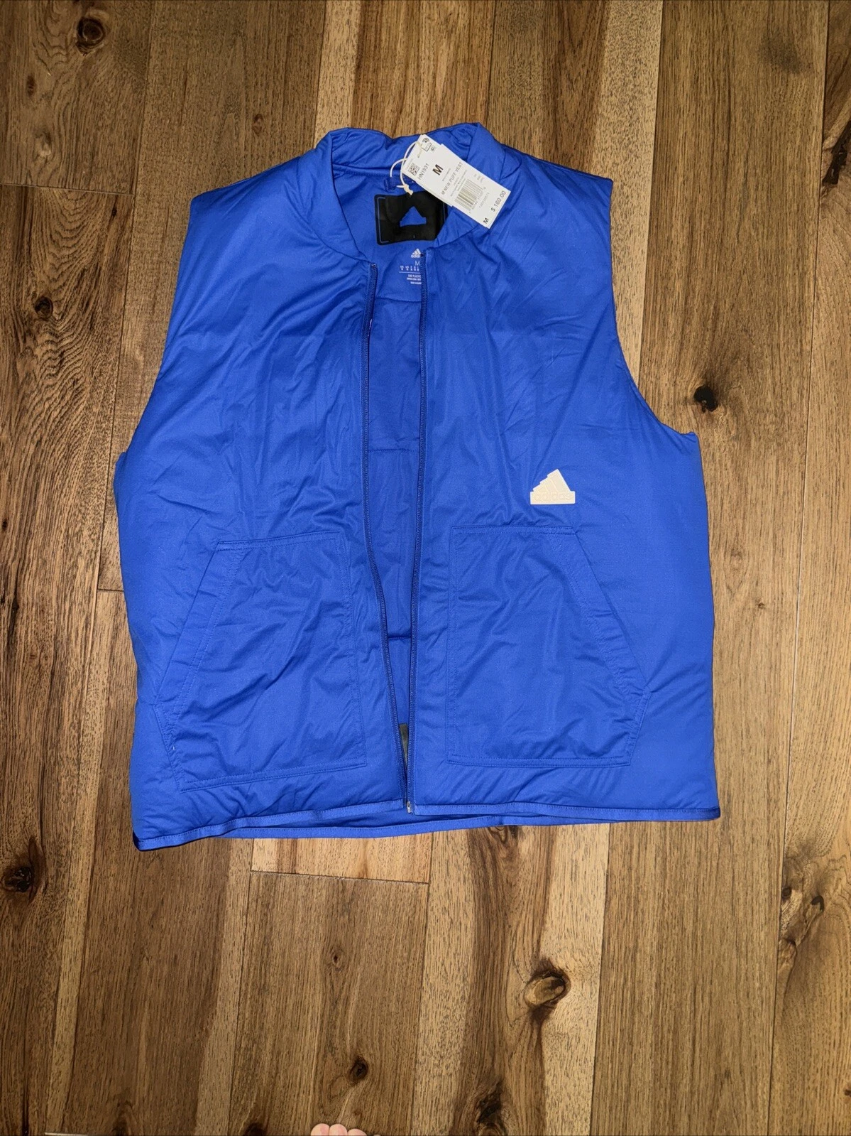 NWT Adidas Mens Insulated Puffer Vest MEDIUM Multi Sport Water Repel Windproof