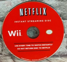 Netflix Instant Streaming Disc (Nintendo Wii) Disc Only Tested Free Shipping