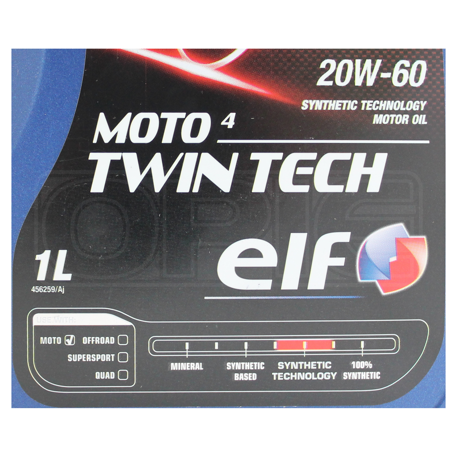 ELF MOTO 4 Twin Tech 20W60 Motorcycle Engine Oil 1 Litre 1L eBay